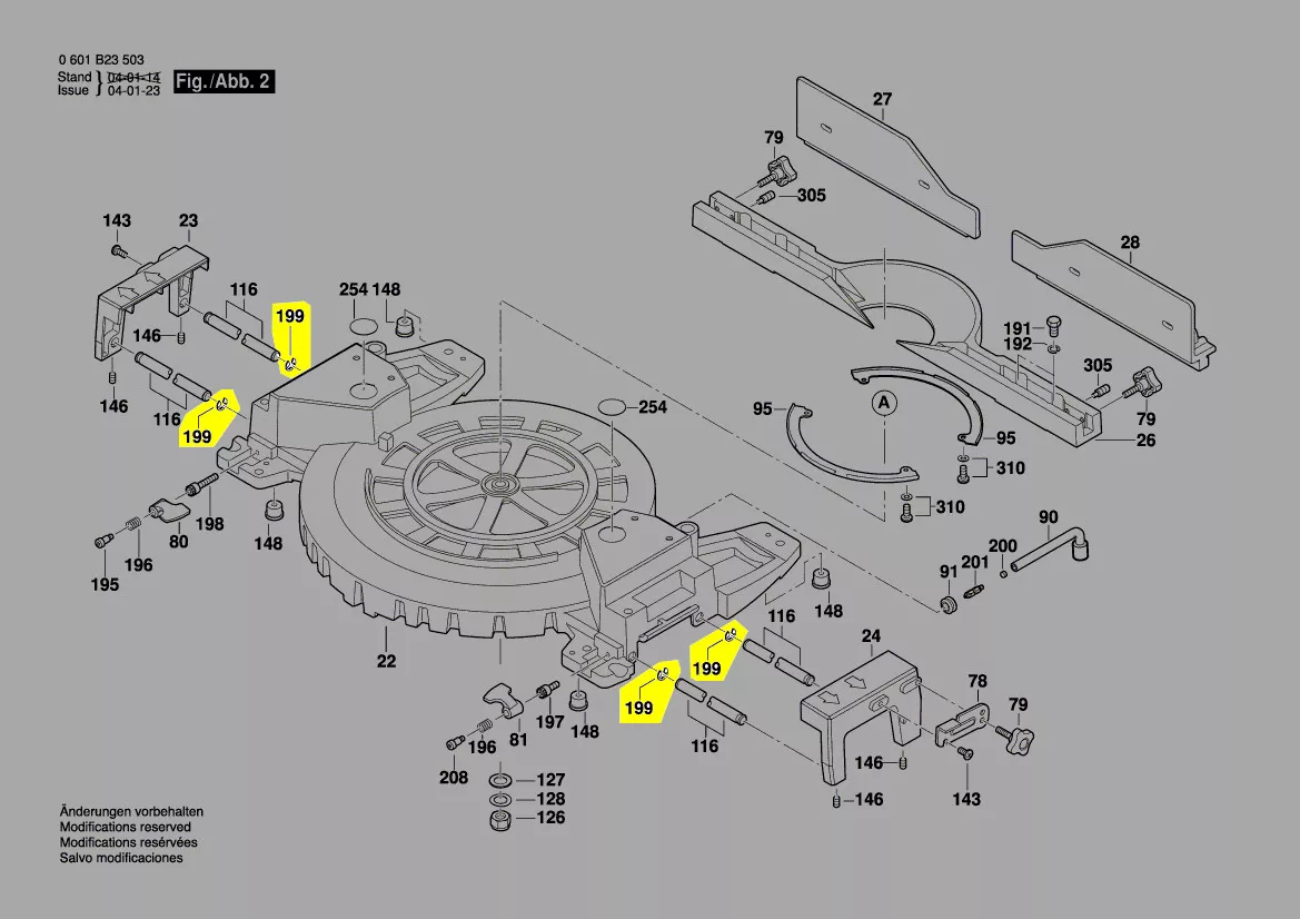 circlip réf. 2 610 912 556 Bosch